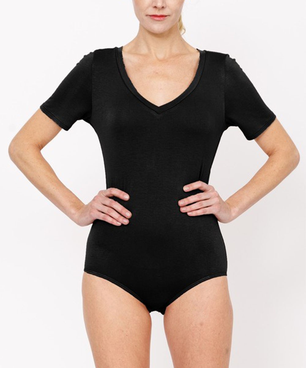 Bamboo classic casual bodysuit